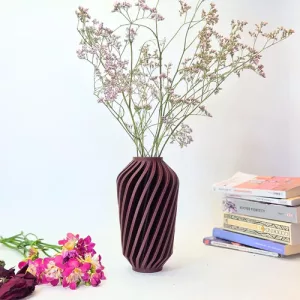 Vase-Torsade_bordeaux