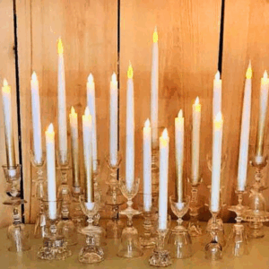 chandelle-contemporaine-LED-blanc-décor