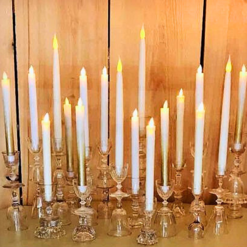 chandelle-contemporaine-LED-blanc-décor chandelle-contemporaine-LED-blanc-décor