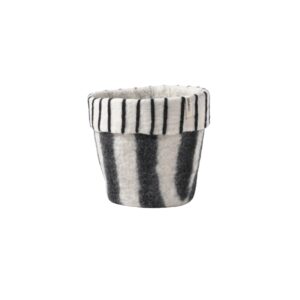 Laine_Poterie_rayé_noir_M